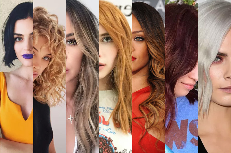 7 cores de cabelos que estão com tudo